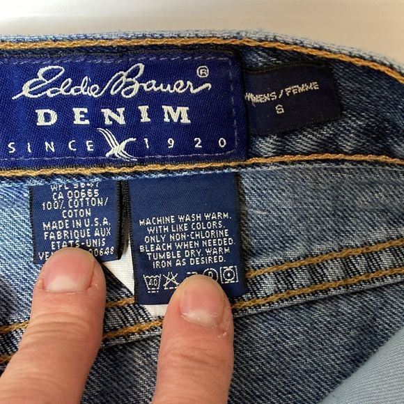Eddie Bauer 90’s tapered leg high waist button fly jeans - Picture 3 of 4